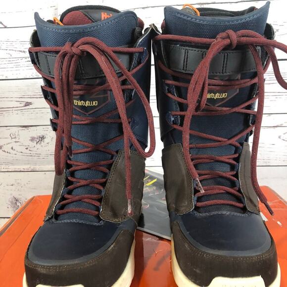 THIRTYTWO LASHED 2017-2018 SNOWBOARD MENS BOOTS BROWN size 8 - Picture 8 of 12